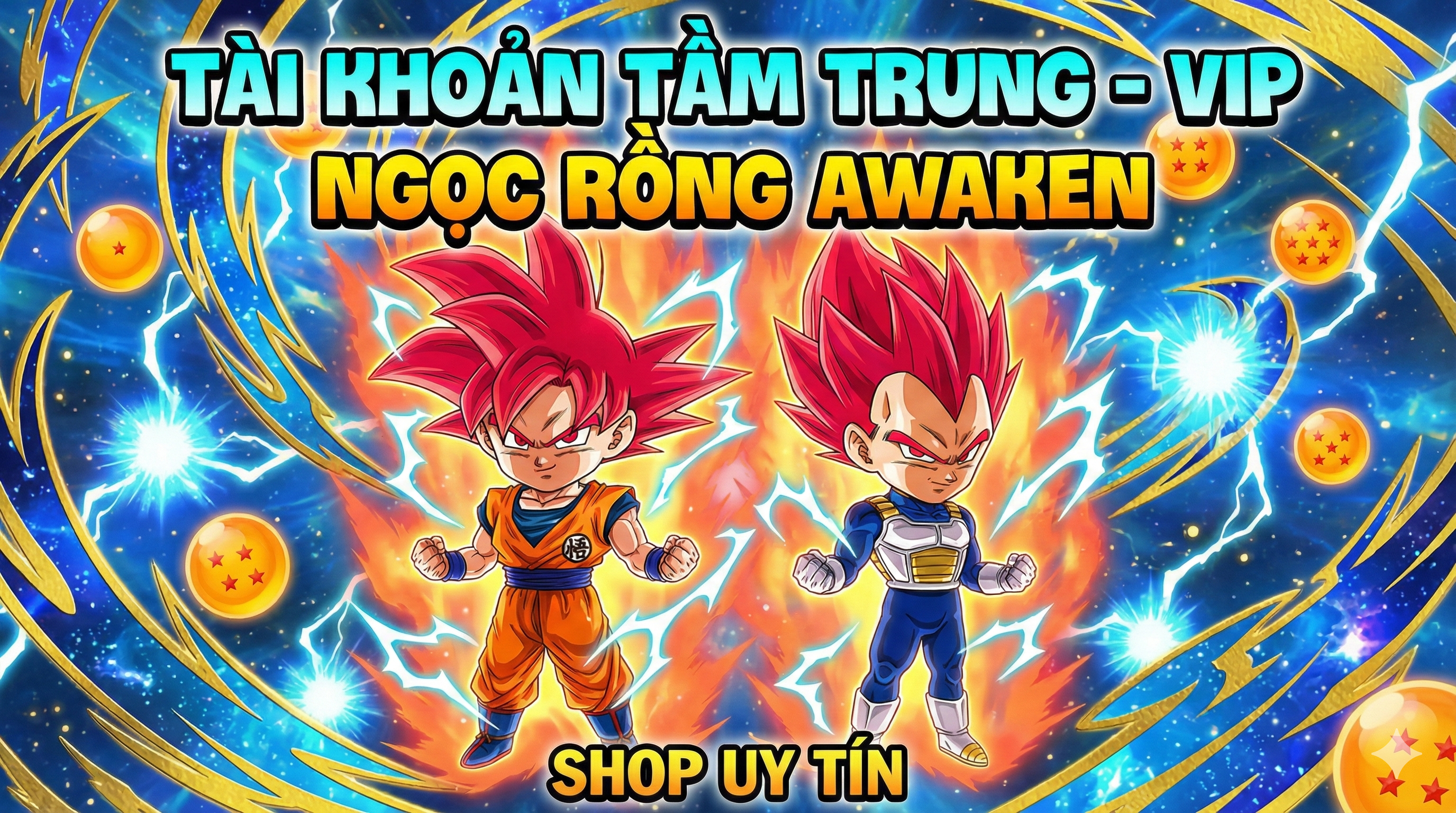 Tài Khoản Ngọc Rồng Tầm Trung - VIP